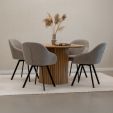 Chaise tournante Kick Olof - Taupe
