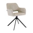 Chaise tournante Kick Pax - Taupe