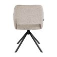 Chaise tournante Kick Pax - Taupe