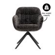 Chaise tournante Kick Stan - Gris foncé