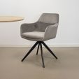Chaise tournante Tom - Gris