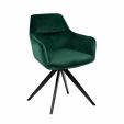 Chaise tournante Tom - Vert foncé