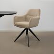 Chaise tournante Tom - Champagne
