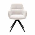 Chaise tournante Tom Texture - Champagne