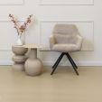 Chaise tournante Texture - Taupe