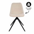 Chaise tournante Kick Yani - Beige