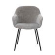 Chaise de salle à manger Kick Arda - Gris