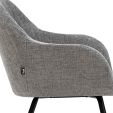 Chaise de salle à manger Kick Arda - Gris