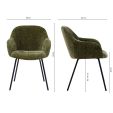 Chaise de salle à manger Kick Arda - Vert