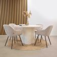 Chaise de salle à manger Kick Arda - Taupe