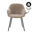 Chaise de salle à manger Kick Arda - Taupe