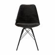 Chaise de salle à manger Kick Bren - Noir