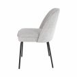 Chaise de salle à manger Kick Britt - Gris
