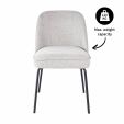 Chaise de salle à manger Kick Britt - Gris