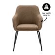 Chaise de salle à manger Kick Daan - Taupe