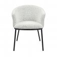 Chaise de salle à manger Kick Duke - Noir/Blanc - Noir/blanc tacheté