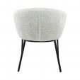 Chaise de salle à manger Kick Duke - Noir/Blanc - Noir/blanc tacheté