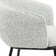 Chaise de salle à manger Kick Duke - Noir/Blanc - Noir/blanc tacheté