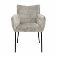 Chaise de salle à manger Kick Goos - Gris/Beige
