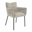 Chaise de salle à manger Kick Goos - Gris/Beige