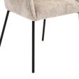 Chaise de salle à manger Kick Goos - Gris/Beige