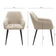 Chaise de salle à manger Kick Ivar - Beige