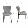 Chaise de salle à manger Kick Ize - Gris