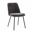 Chaise de salle à manger Jet - Gris foncé