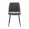Chaise de salle à manger Jet - Gris foncé
