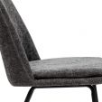 Chaise de salle à manger Jet - Gris foncé