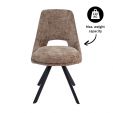 Chaise de salle à manger Kick Lena - Taupe
