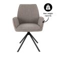 Chaise de salle à manger Kick Lex - Gris