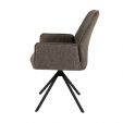 Chaise de salle à manger Kick Lex - Taupe