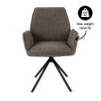 Chaise de salle à manger Kick Lex - Taupe