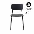 Chaise de salle à manger Kick Lio - Noir