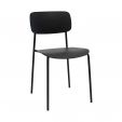 Chaise de salle à manger Kick Lio - Noir
