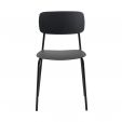 Chaise de salle à manger Kick Lio - Noir