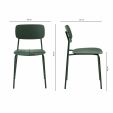 Chaise de salle à manger Kick Lio - Vert foncé