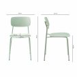 Chaise de salle à manger Kick Lio - Vert menthe