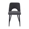 Chaise de salle à manger Kick Mare - Gris foncé