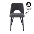 Chaise de salle à manger Kick Mare - Gris foncé