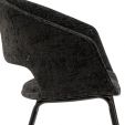 Chaise de salle à manger Kick Mette - Noir
