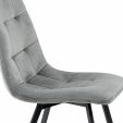 Chaise salle à manger Kick Monz - Gris