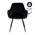 Chaise de Salle à Manger Kick Monza - Noir