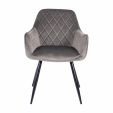 Chaise de Salle à Manger Kick Monza - Gris