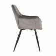 Chaise de Salle à Manger Kick Monza - Gris