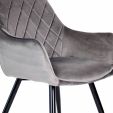 Chaise de Salle à Manger Kick Monza - Gris