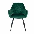 Chaise de Salle à Manger Kick Monza - Vert foncé