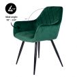 Chaise de Salle à Manger Kick Monza - Vert foncé