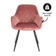 Chaise de Salle à Manger Kick Monza - Rose